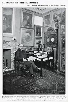 Poets Gallery: Theodore Watts-Dunton (1832 - 1914), poet, poetry critic and friend of Algernon Swinburne