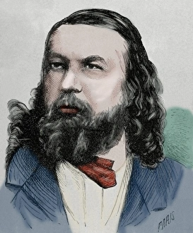 Theophile Gautier (1811-1872). French poet, dramatist, journ Theophile Gautier (1811-1872). French poet, dramatist, journ