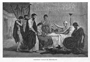 Naturalist Prints: Theophrastus Deathbed