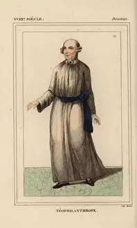 Directoire Prints: A Thephilanthropist in robes
