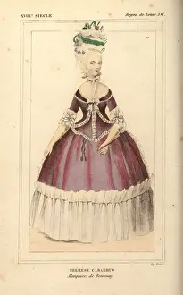 Tallien Prints: Therese Cabarrus, Madame Tallien, salonist
