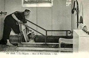 Thermal Spa Baths at Dax, France - the Mineral Mud Bath