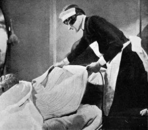 Thermega electric blanket, used to warm the sheets