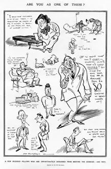 Are You One of These? WW1 cartoon by H. M. Bateman