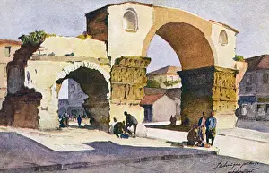 Rotunda Prints: Thessaloniki - The 4th century Triumphal Arch of Galerius