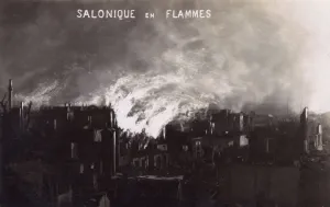 Thessaloniki aflame - 1917 Thessaloniki aflame - 1917