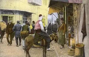 Shopkeeper Prints: Thessaloniki - A corner of the Souk (Market)
