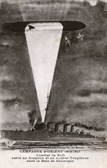 Zeppelin Shot Down