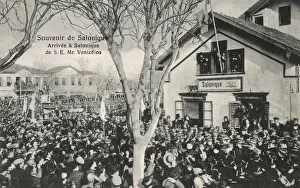 Thessaloniki, Greece - Arrival of Eleftherios Venizelos