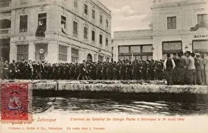 Pacha Prints: Thessaloniki, Greece - Arrival of General de Giorgis Pacha
