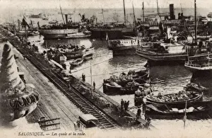 Embarkation Prints: Thessaloniki - Greece - The Harbour