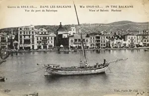 Water Front Prints: Thessaloniki, Greece - The Harbour - Balkan War