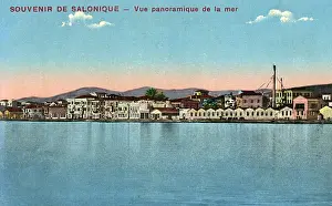 Thessaloniki, Greece - Panorama from the sea
