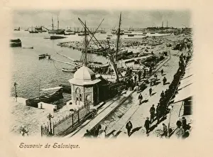 Kiosk Prints: Thessaloniki, Greece - Place de la Liberte (Liberty Square)