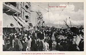 Thesalonica Prints: Thessaloniki, Greece - Proclamation of the Constitution