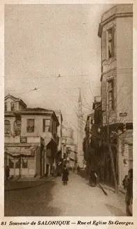 Thessaloniki, Greece - St. Georges Church Street