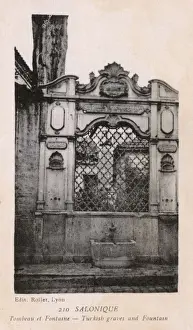 Stonework Prints: Thessaloniki - An Ottoman Turkish Fountain and Tomb