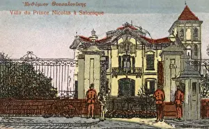 Sentries Prints: Thessaloniki - Palace of Prince Nicolas