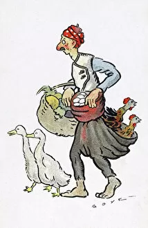 Seller Collection: Thessaloniki - Poultry and Vegetable Salesman