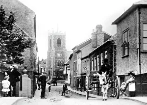 Thetford Prints: Thetford Bridge Street early 1900s