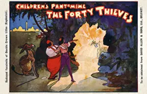 New Items From The Michael Diamond Collection Prints: The Forty Thieves, a childrens pantomime