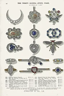 Opal Prints: Thirty guinea jewels: brooch, pendant, rin, and bracelet