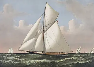 Cutter Prints: Thistle: cutter yacht, designed by G. L. Watson. built by D. W
