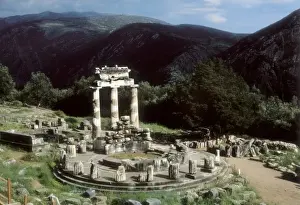 Tholos of the Sanctuary of Athena Pronaia. ca