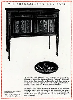 Edison Prints: Thomas A. Edison Ltd Advertisement