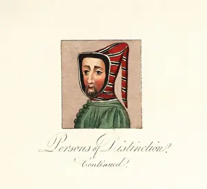 14th Century Prints: Thomas, Bedel of Redbourn, benefactor to St Albans Abbey