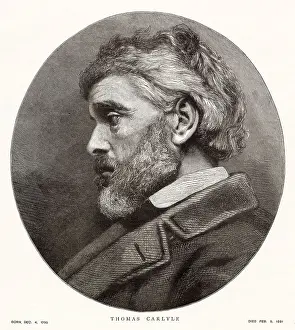 Carlyle Prints: Thomas Carlyle (1795 - 1881), Scottish historian and essayist
