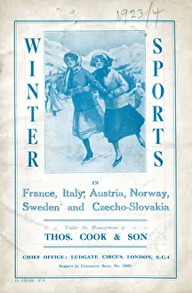 Skaters Collection: Thomas Cook Travel Brochure - Cover