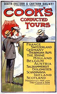 Early 20th Century Thomas Cook Travel Company Print. Art Prints