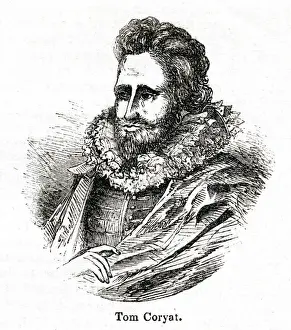 Elizabethan Prints: Thomas Coryate (Coryat), English traveller and author