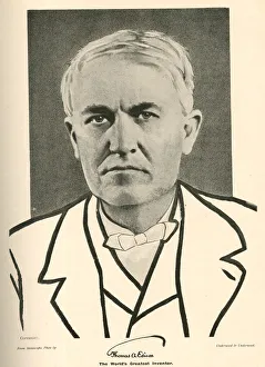 Images Dated 30th April 2018: Thomas Edison, American inventor