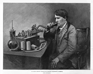 Alva Prints: Thomas Edison / Tube Speak