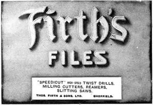 Twist Prints: Thomas Firth & Sons - FIrths Files. Speedicut Twist Drills