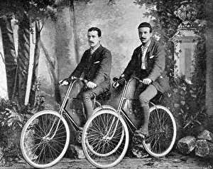Peking Prints: Thomas G. Allen and William L. Sachtleben on their Bicycles