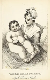 Memoirs And Anecdotes Prints: Thomas Hills Everett, the enormous baby, 18th century