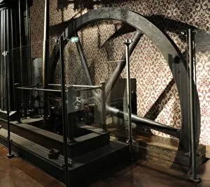 Technical Gallery: Thomas horns steam engine. Built around 1850 by the Thos. H