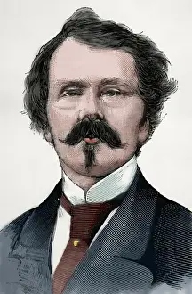 Americana Prints: Thomas Mayne Reid (1818-1883). Scots-Irish American novelist