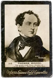 Songwriter Prints: Thomas Moore, Irish poet, singer and songwriter