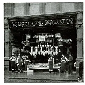 Thomas and Mowat, Butchers, High Street, Southampton