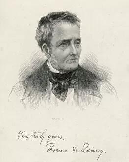 Hand Writing Collection: Thomas De Quincey / Mote