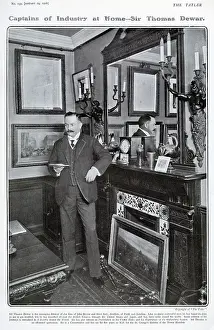 Lavish Prints: Thomas Robert Tommy Dewar, 1st Baron Dewar (1864-1930) - a Scottish whisky distiller who