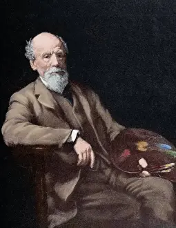 Thomas Sidney Cooper (1803-1902). Engraving. Colored