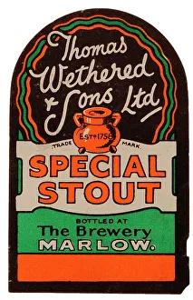 Breweries Prints: Thomas Wethered Special Stout