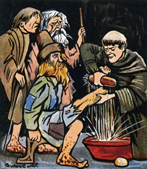 Becket Gallery: Thomasa a Becket doing penance