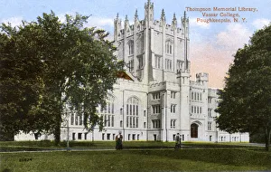 Images Dated 6th November 2018: Thompson Memorial Library, Poughkeepsie, NY State, USA