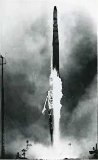 Thor-Agena rocket is launched from Vandenberg Air Force Base